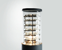 Светильник садово-парковый 230W E27 черный DH0802