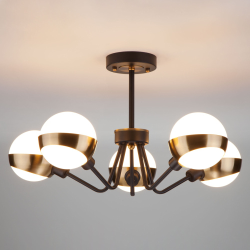 Люстра 70093/5 черный сн/пр