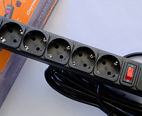 Сетевой фильтр SP-645 (4,5м 6 розеток) черный