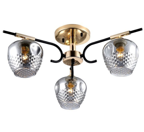 Люстра 00599/3 GOLD+BLACK сн/пр