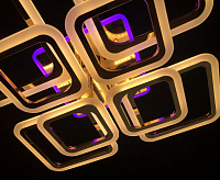 Люстра 8001/4+4C+led GL FG led (192W+22W)