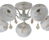 Люстра потолочная VERONA 178/5 белый с патиной REV Ritter 52531 8