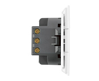 Мия Выключатель 3-кл, белая магнолия, RSW10-3108-01