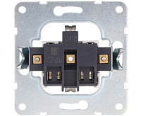 LK60 Розетка 1-ая с/з белый 863104-1