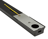 Шинопровод 1м в наборе токовод, заглушка и крепление черный CAB1003 