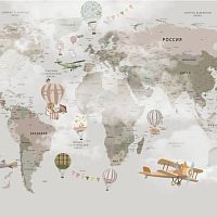 Фотообои DS 3D KID-123, песок, без шовный ,2,1* 2,4