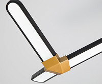 Потолочный светильник 90147/4 черный/золото