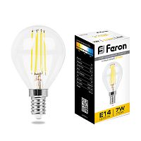 Лампа светодиодная FILAMENT  7W E14 2700K LB-52 шар (Feron)