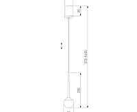 Подвесной LED светильник DLS028 6W 4200K белый