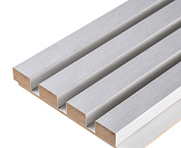 Панель МДФ 3D Line Modern L01 Береза белая 2750*160*19мм