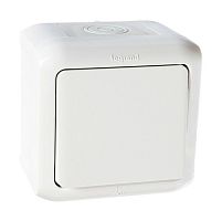 Quteo IP44 Выключатель 1-кл бел 782300 сн/пр