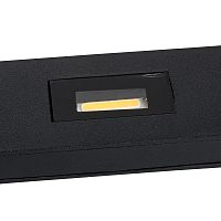 Настенный светодиодный светильник 5W 350Lm 4000K черный IP54 DH011