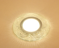 Светильник встраиваемый К1115L-1 серебро