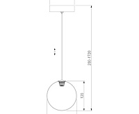 Подвесной LED светильник 50232/1 LED янтарный
