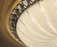 Накладной светильник "CASABLANCA" CHROME 100W R-600-WHITE-220-IP20