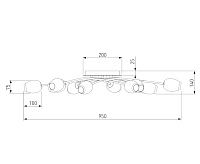 Люстра 30135 хром