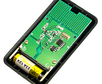 Звонок электрический дверной (38 мелодии) черный/серебро Е-383