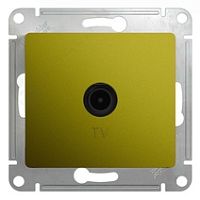 GLOSSA Фисташковая розетка TV оконечная GSL001091