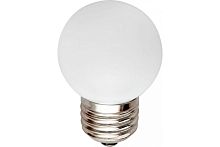 Лампа светодиодная&nbsp;&nbsp;1W E27 RGB G45 LB-37 (Feron) прозрачный сн/пр