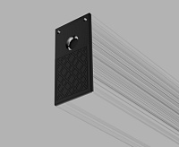 Slim Magnetic Заглушки для накладного шинопровода черный (2 шт.)