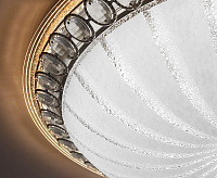 Накладной светильник "CASABLANCA" CHROME 100W R-600-WHITE-220-IP20