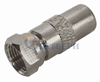 ПЕРЕХОД штекер F - штекер TV 05-4361-4