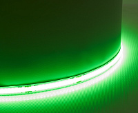 Лента светод  COB/320-24V 8W/m зеленый IP20 5м LS530 