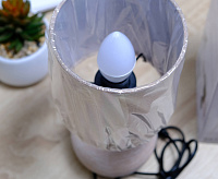 Настольная лампа BETA 1xE14 R-100x120x275-BEIGE/BEIGE-220-IP20