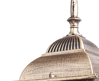 Светильник садово-парковый&nbsp;&nbsp;60W 230V E27 черное золото на стену верх PL611