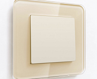 Веркель Выключатель 1кл (айвори матовый) W1110062