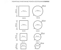 Накладной светильник DLR 12W R-150-CW-WHITE/WHITE-220-IP44