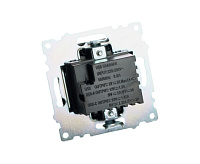 Катрин Розетка USB+type C 2-ая 250B 3A max 20w черный GLS10-7116-05