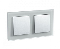 AtlasDesign Nature Белый Стекло матовое Рамка 2-ая ATN330102