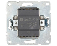 LK60 Выключатель 2-кл с индикатором белый 861204