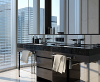 Веркель Рамка на 3 поста (черный Acrylic) W0032708