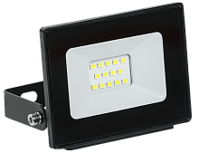 Прожектор СДО 06-10 светодиодный черный IP65 6500 K IEK