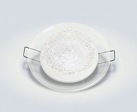 Светильник встраиваемый SIYANIE 7W R-98-CRYSTAL-220V-IP20 (комплект 4шт.) сн/пр