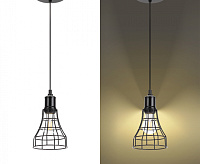 Подвесной светильник ЭРА PL10 BK черный