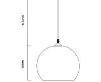 Cветильник подвесной A8073SP-1BK 