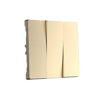 Веркель Набор клавиш для 3-кл выключателя (шампань) W1139011