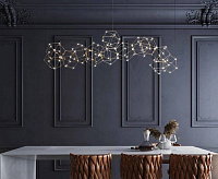 Подвесной светильник 90168/5 черный жемчуг