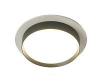 Светильник встраиваемый GX53 DL507 15W белый/черный, круг