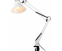 Настольная лампа на струбцине N-121-E27-40W-W белый