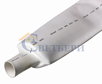 50.0 / 25.0 мм 1м термоусадка  белая  REXANT