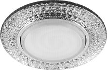 Светильник с подсветкой GX53 CD4020 15W 4000К&nbsp;&nbsp;прозрачный хром