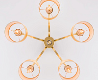 Люстра металл 60070/5 перламутровое золото сн/пр