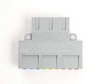 Клемма монтажная для фазных проводников, 3 контактные группы, (LD222-428)