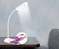 Настольная лампа DE588 белый LED 3000-6400K 3W сн/пр