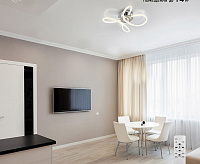 Люстра светодиодная "OMNIA" 30W OV-640/500/180-RC-CHROME/OPAL сн/пр