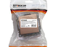 Катрин Выключатель 1-кл шампань GLS10-7103-02